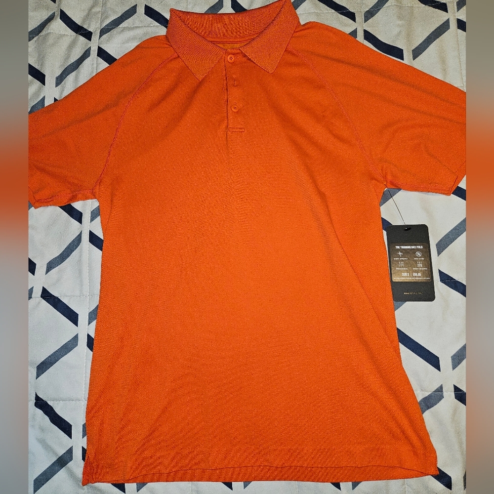 Orange athletic shirt